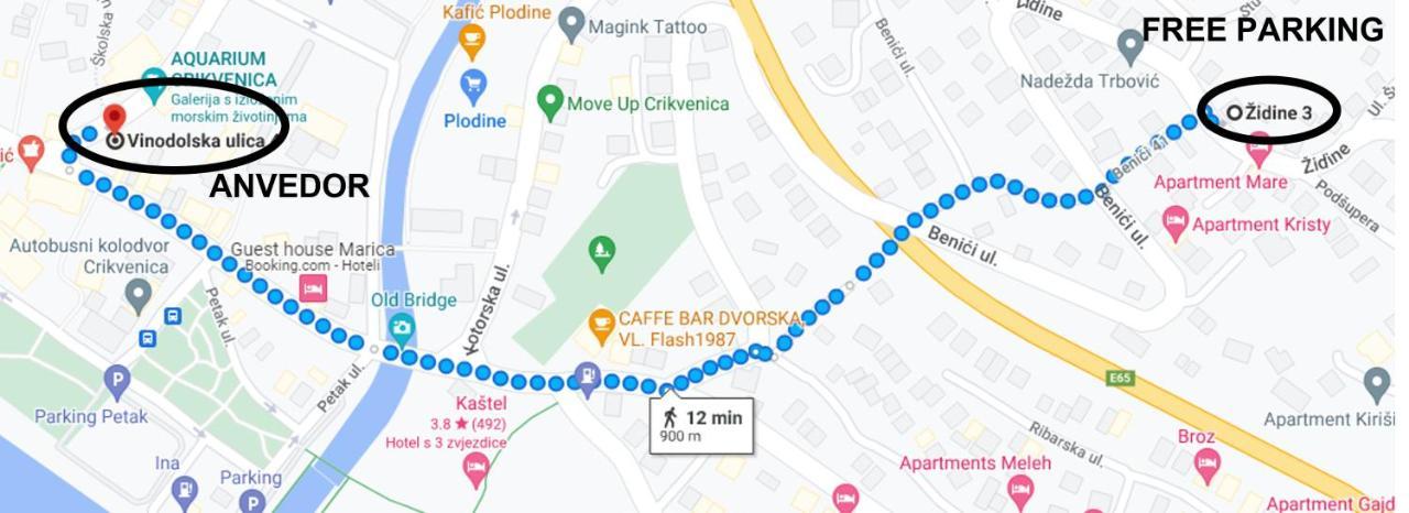 Anvedor Apartment Crikvenica Ngoại thất bức ảnh